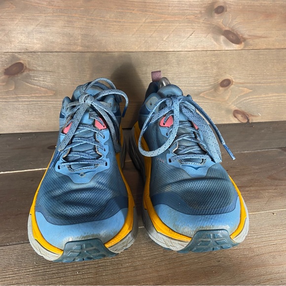 Hoka one challenger ATR 6 womens size 9.5 B shoes blue trail hiking sneakers - Picture 4 of 9